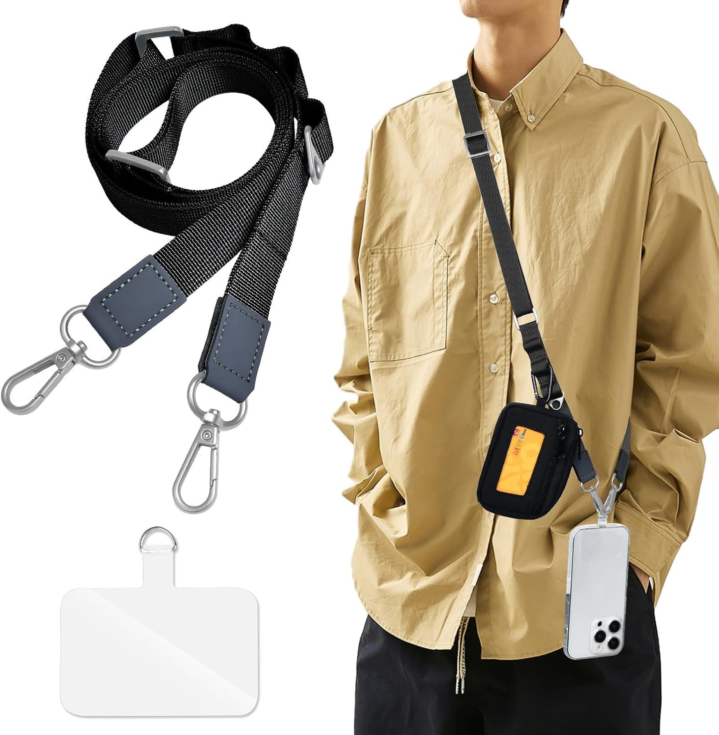 Phone Lanyard Crossbody Phone Strap Universal Adjustable Cell Phone Lanyard