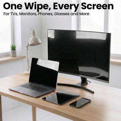 Electronic Wipes Screen Cleaner - Screen Wipes TV Screen Cleaner Wipes, Computer Screen Wipes, Laptop Screen Cleaner, Ipad & Monitor Cleaner, Screen Cleaning Wipes