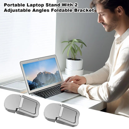 Portable Laptop Stand Flexible Travel Laptop Stand Laptop Stands for Desk Multipurpose Folding Laptop Stand Desk Laptop Stand