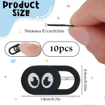 10 Pcs Laptop Camera Cover Slide, Webcam Cover Slide, Laptop Camera Cover Slide Thin, Cell Phone Camera Cover, Protect Your Privacy Security, Camera Cover for Desktop Tablet Pad