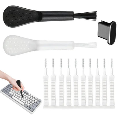 13PCS Cell Phone Port Cleaning Brush Portable Phone Cleaning Kit Reusable Cleaning Brush for Headphones Phone Speaker