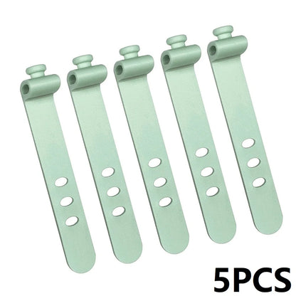 5 PCS Cable Organizer Collect Spiral Cables Order Tidy Cable Organizer under Table Cable Organizer ZMLXQ04