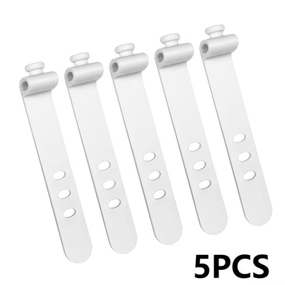 5 PCS Cable Organizer Collect Spiral Cables Order Tidy Cable Organizer under Table Cable Organizer ZMLXQ04
