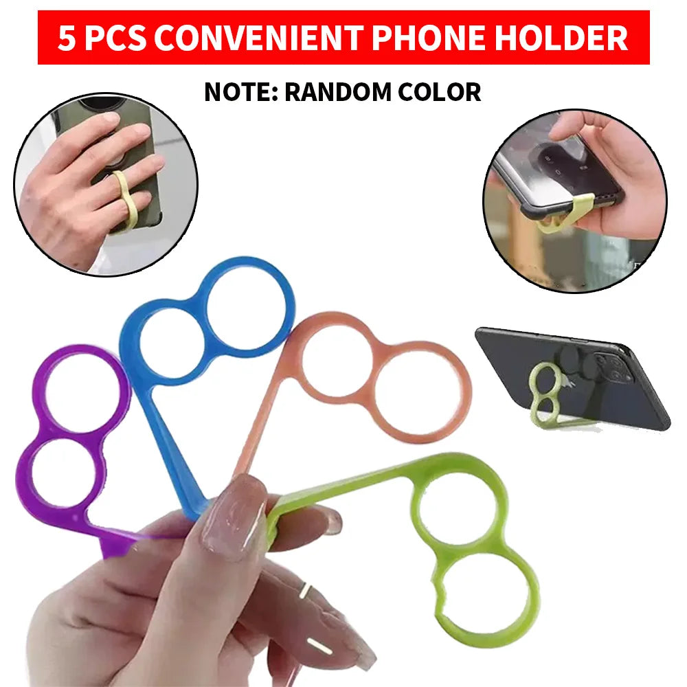 30PCS/10PCS/5PCS Creative Phone Stand - Compact and Convenient - Lazy Finger Phone Stand - Desktop Phone Stand