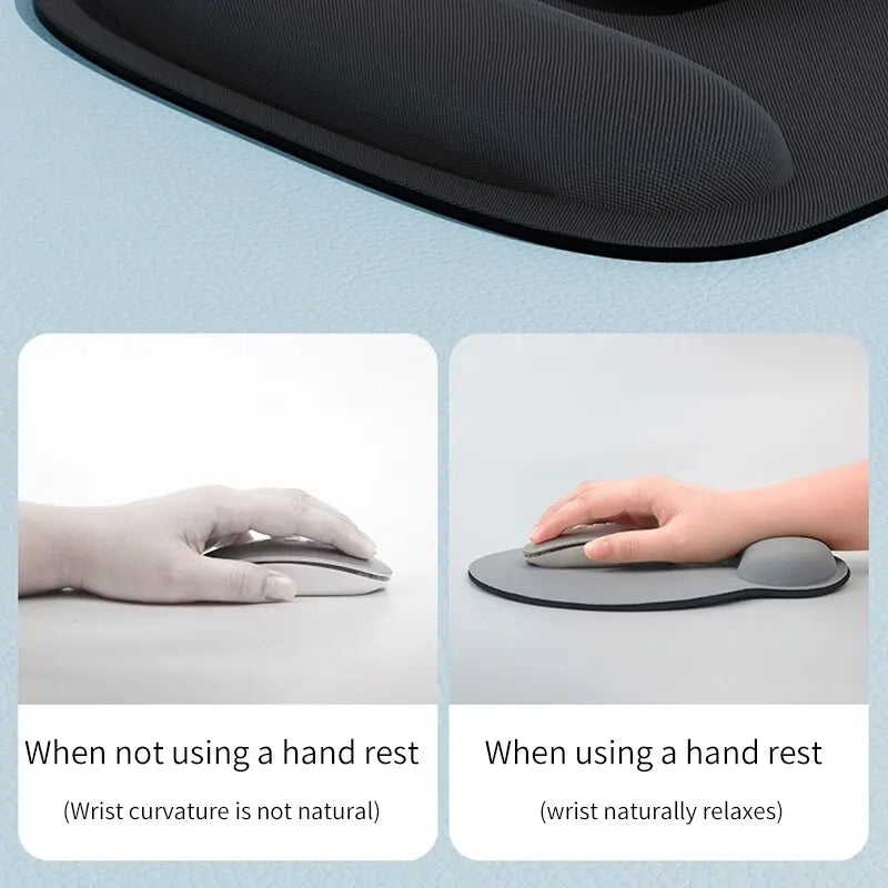 EVA Foam Wrist Mouse Pad Wrist Mouse Pad Learning Mouse Pad Office Mouse Pad Thick Sponge Mouse Gaming for Office Accessories