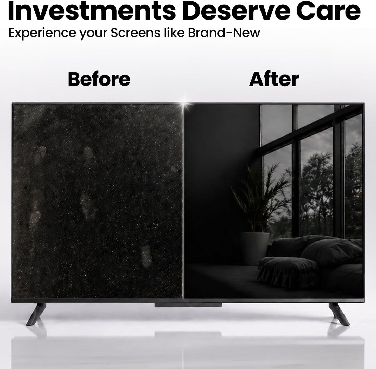 Electronic Wipes Screen Cleaner - Screen Wipes TV Screen Cleaner Wipes, Computer Screen Wipes, Laptop Screen Cleaner, Ipad & Monitor Cleaner, Screen Cleaning Wipes