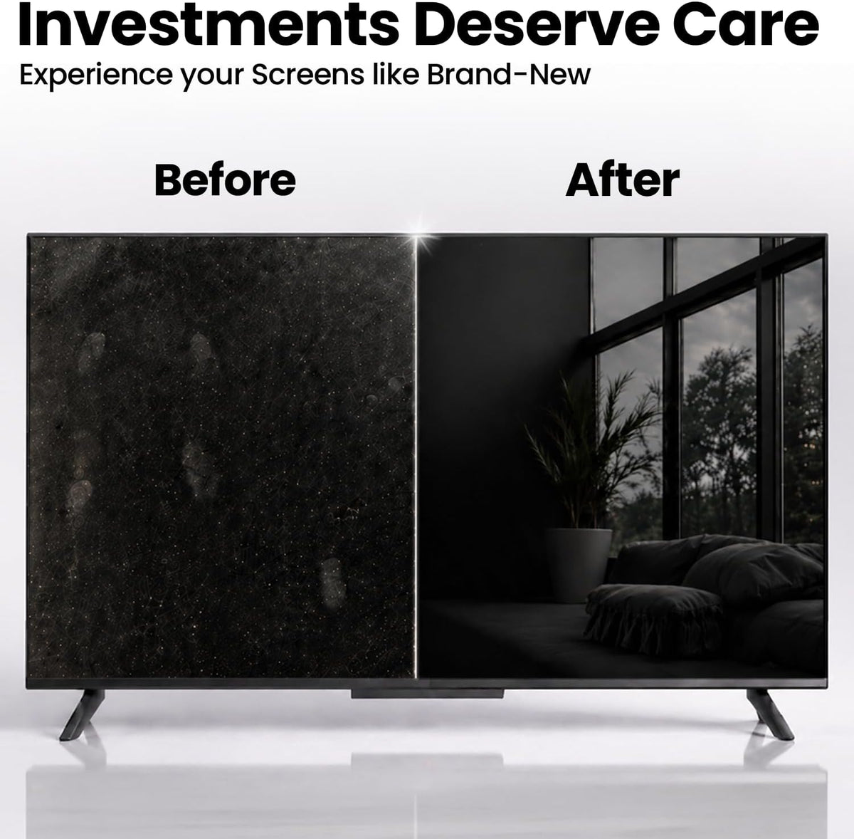 Electronic Wipes Screen Cleaner - Screen Wipes TV Screen Cleaner Wipes, Computer Screen Wipes, Laptop Screen Cleaner, Ipad & Monitor Cleaner, Screen Cleaning Wipes