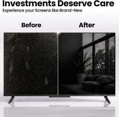 Electronic Wipes Screen Cleaner - Screen Wipes TV Screen Cleaner Wipes, Computer Screen Wipes, Laptop Screen Cleaner, Ipad & Monitor Cleaner, Screen Cleaning Wipes